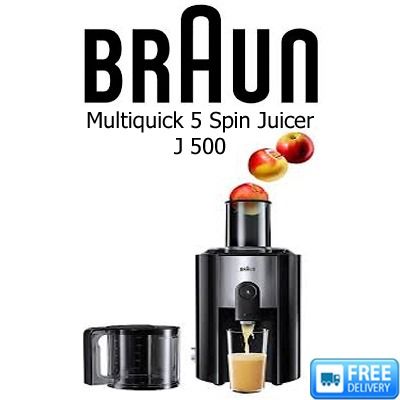 BRAUN MULTIQUICK 5 JUICER J500 BLACK BOX DAMAGE