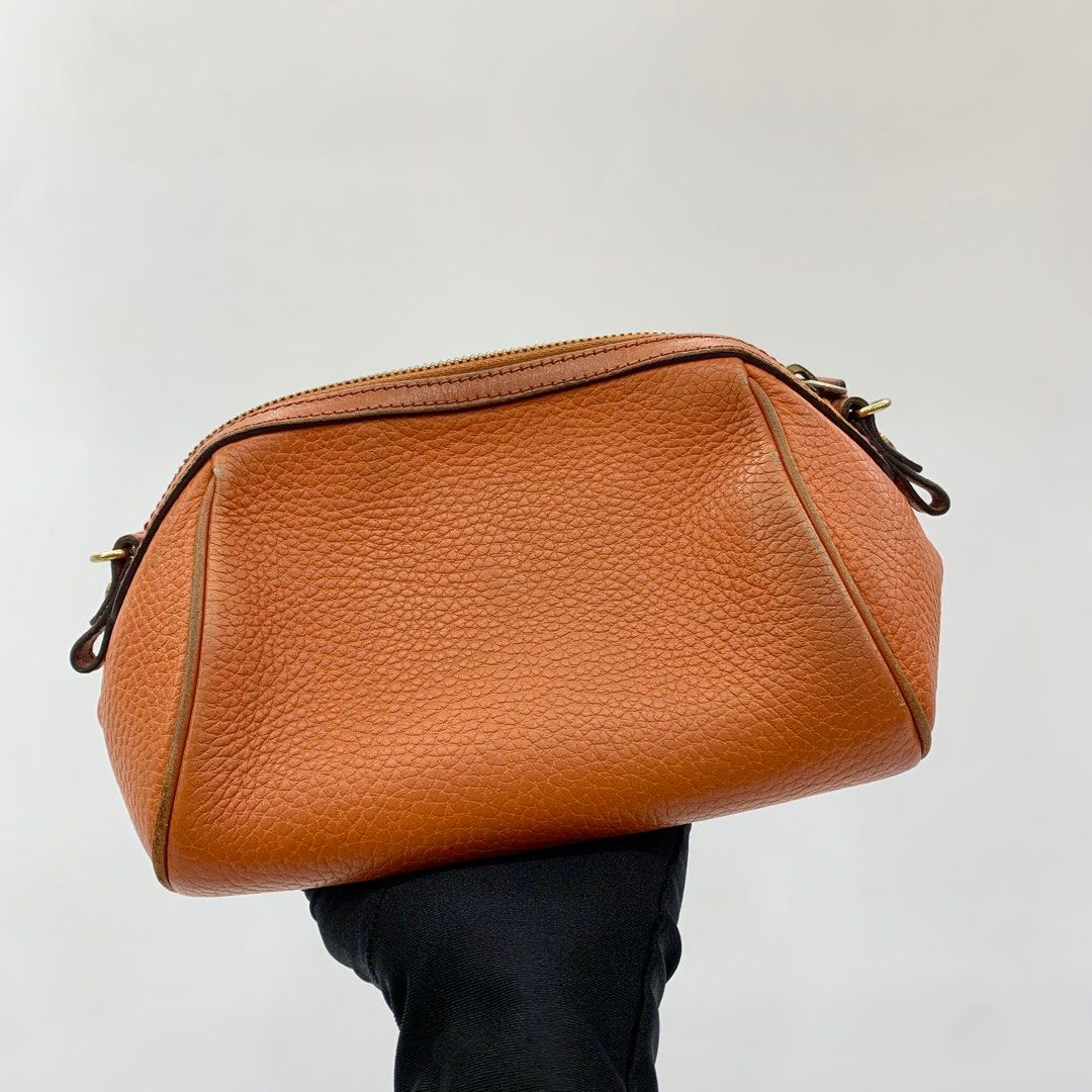 Burberry Deep Orange Olympia Double Mini Bag – THE CLOSET