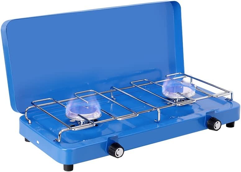 Camplux Propane Camping Stove 2 Burner, Portable Gas Stoves with
