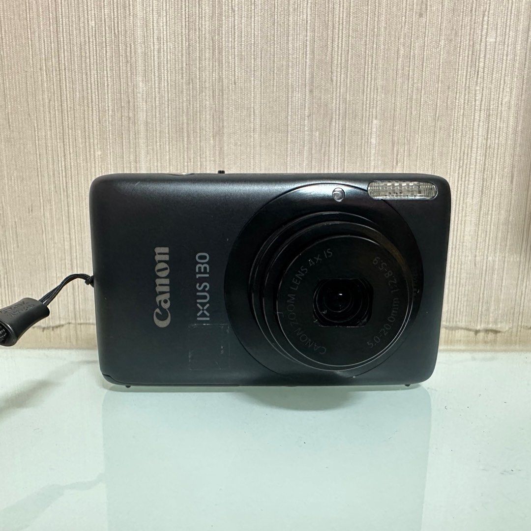 Canon IXUS 130 Black, Photography, Cameras on Carousell