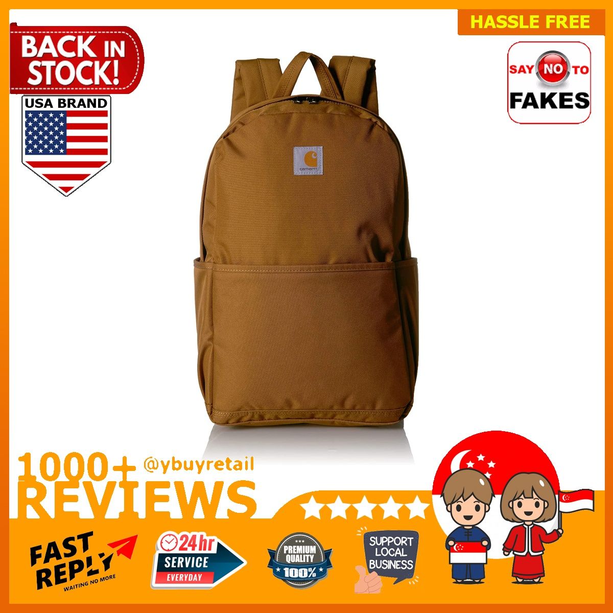 Carhartt Trade Plus Backpack with 15 Inch Laptop Compartment