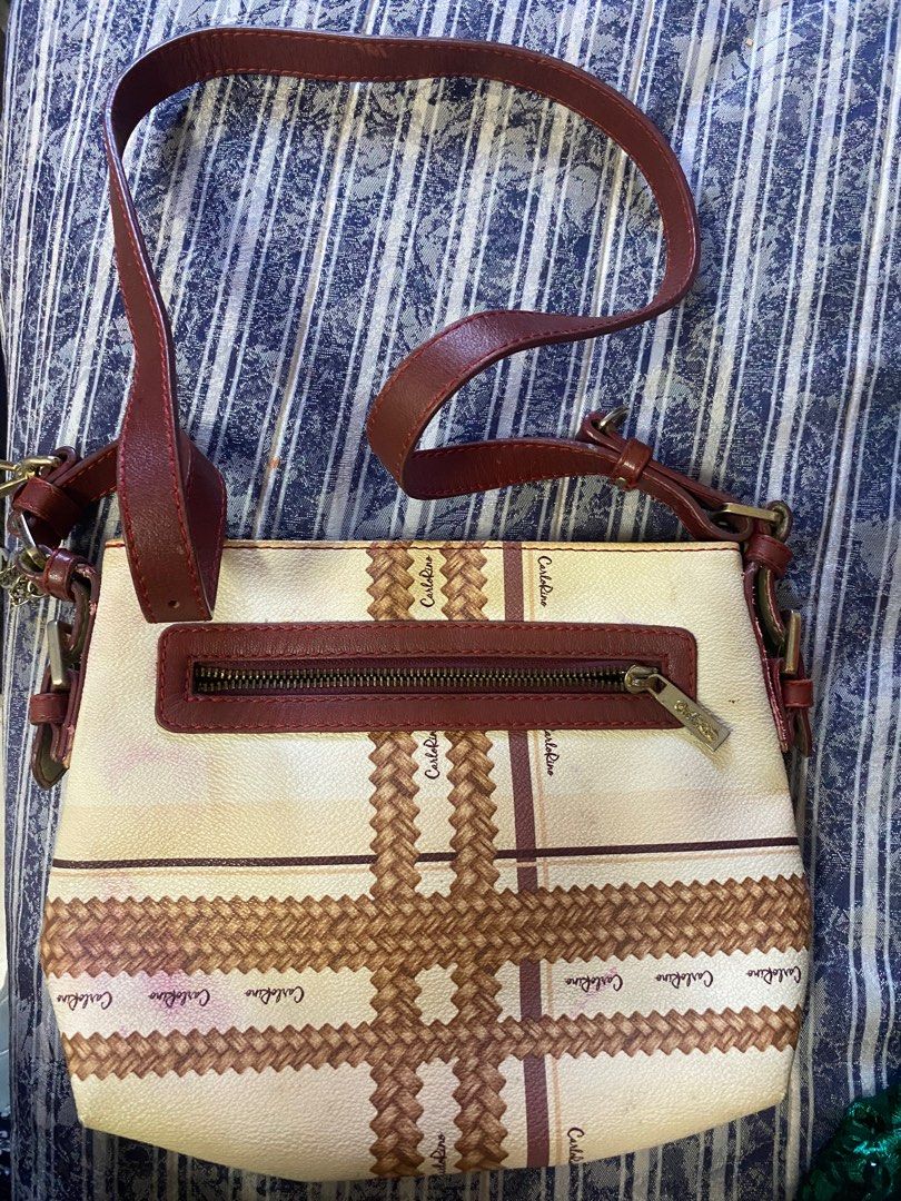 Carlo rino sling bag (authentic), Women's Fashion, Bags & Wallets ...