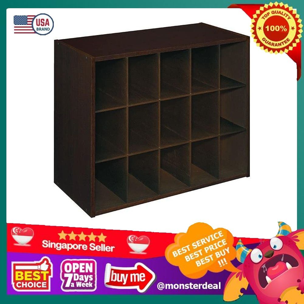 ClosetMaid 8929 Stackable 15 Unit Organizer Espresso Everything Else on Carousell