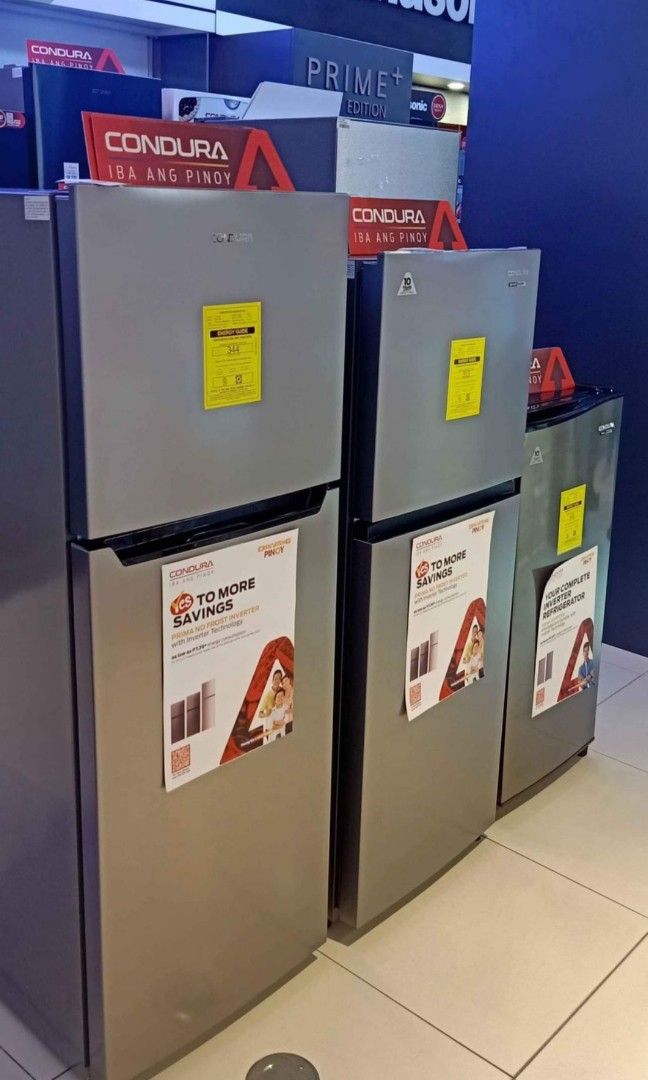 CONDURA 2 DOOR NOFROST PRIMA INVERTER REFRIGERATOR, TV & Home