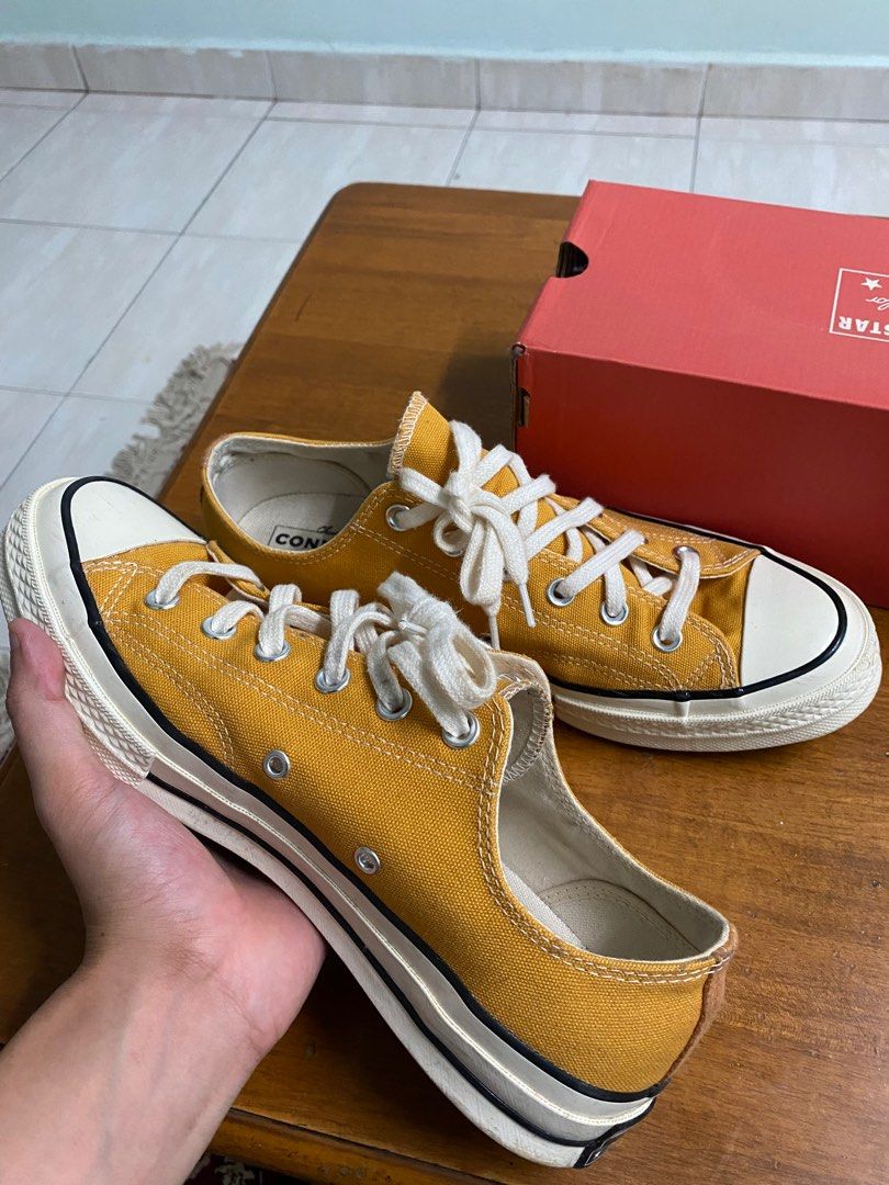 CONVERSE SUNFLOWER LOW Men s Fashion Footwear Casual shoes on