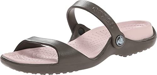 Crocs Women's Cleo Open Toe Sandals Ladies Girls Slippers Slides