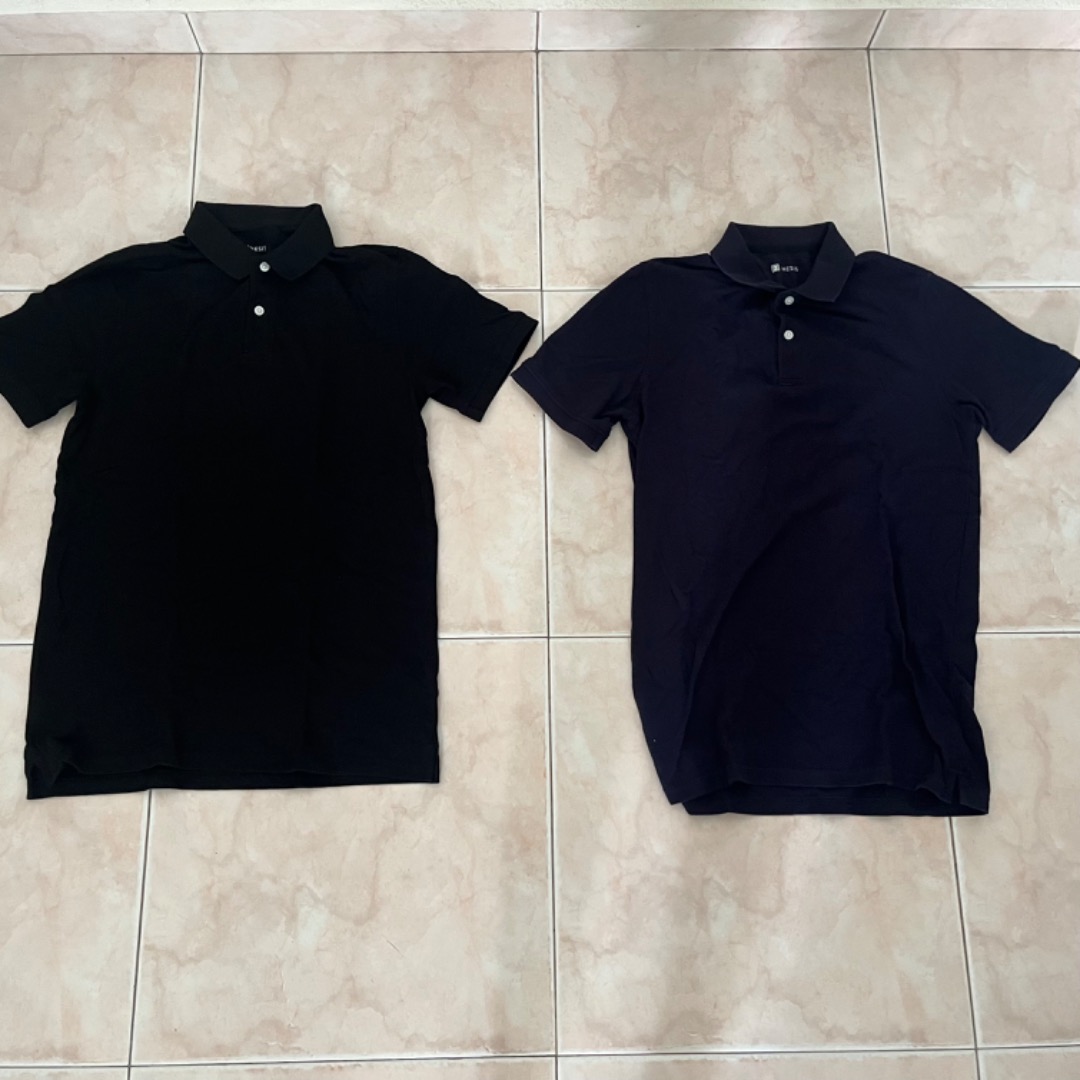 Polo all black decathlon shop