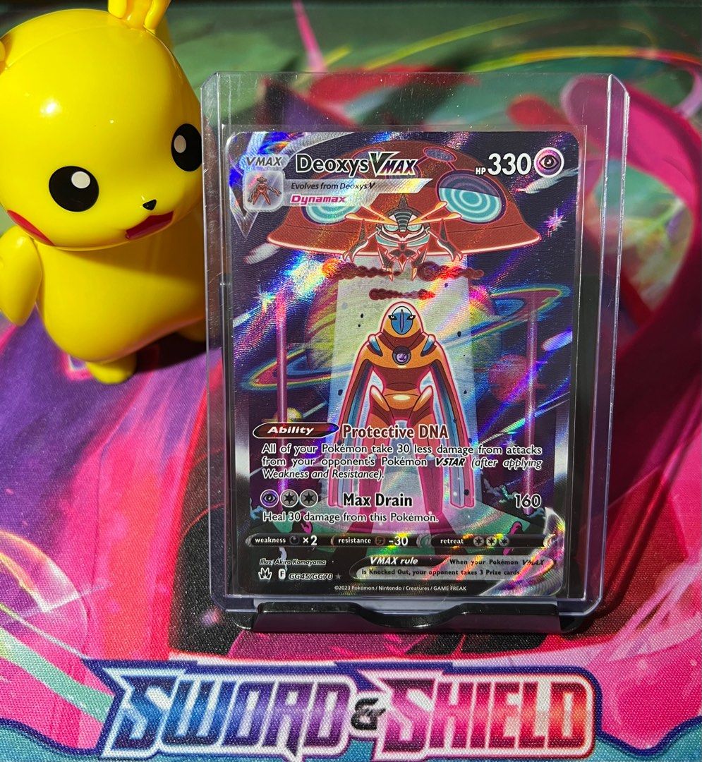 Deoxys VMax - GG45/GG70 Full Art Ultra Rare - Crown Zenith