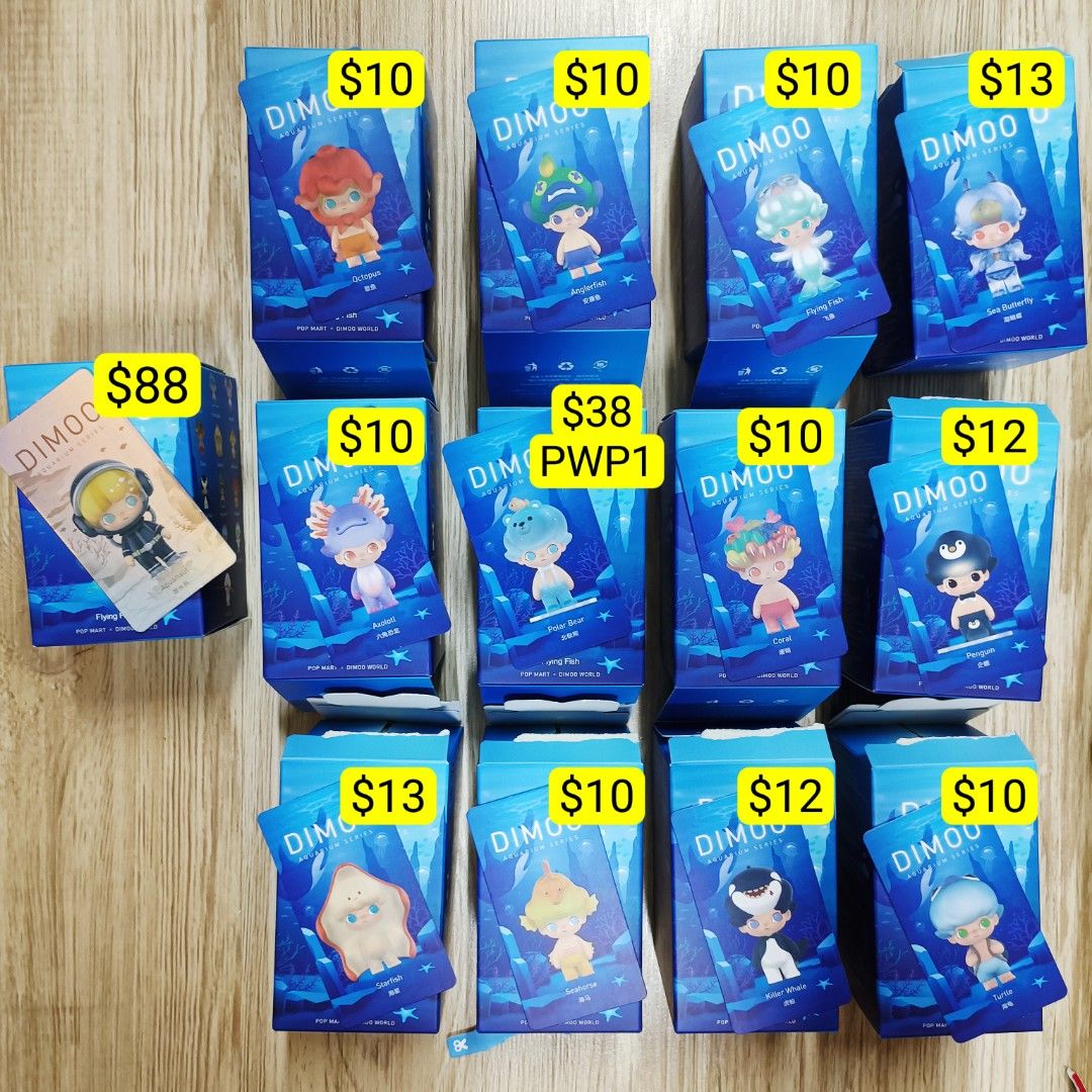 Dimoo Aquarium Polar Bear Secret Sea Butterfly, Hobbies & Toys, Toys ...