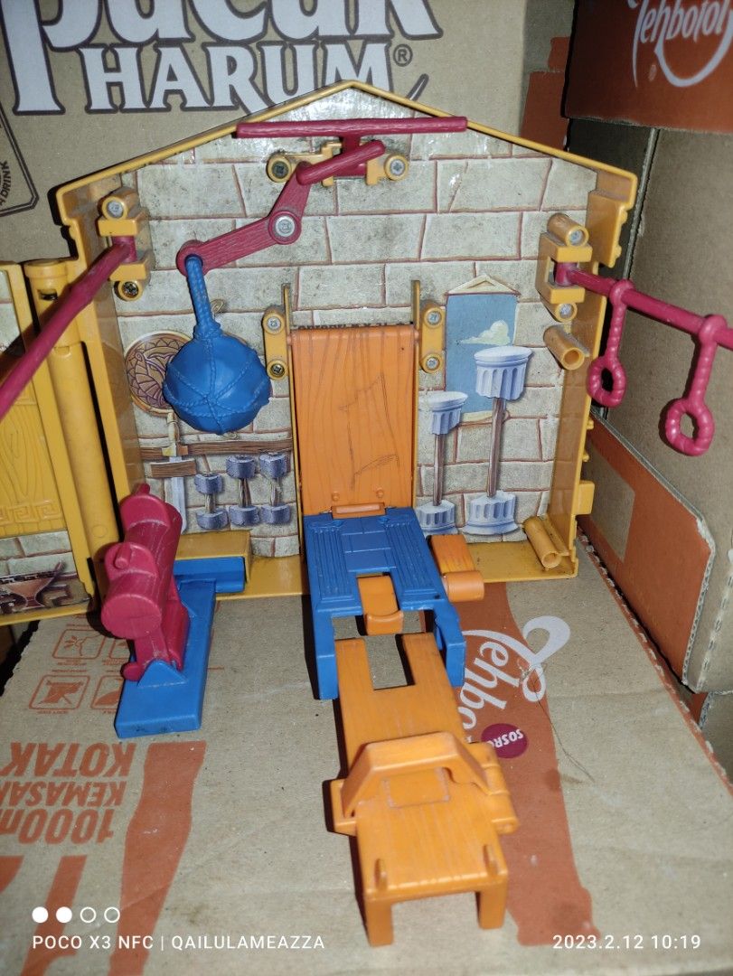 Disney Hercules Carry Around Training Gym Playset vintage 1997 Zeus