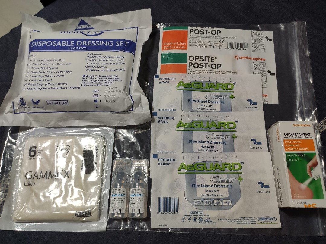 Disposable Dressing Set, Health & Nutrition, Medical Supplies & Tools