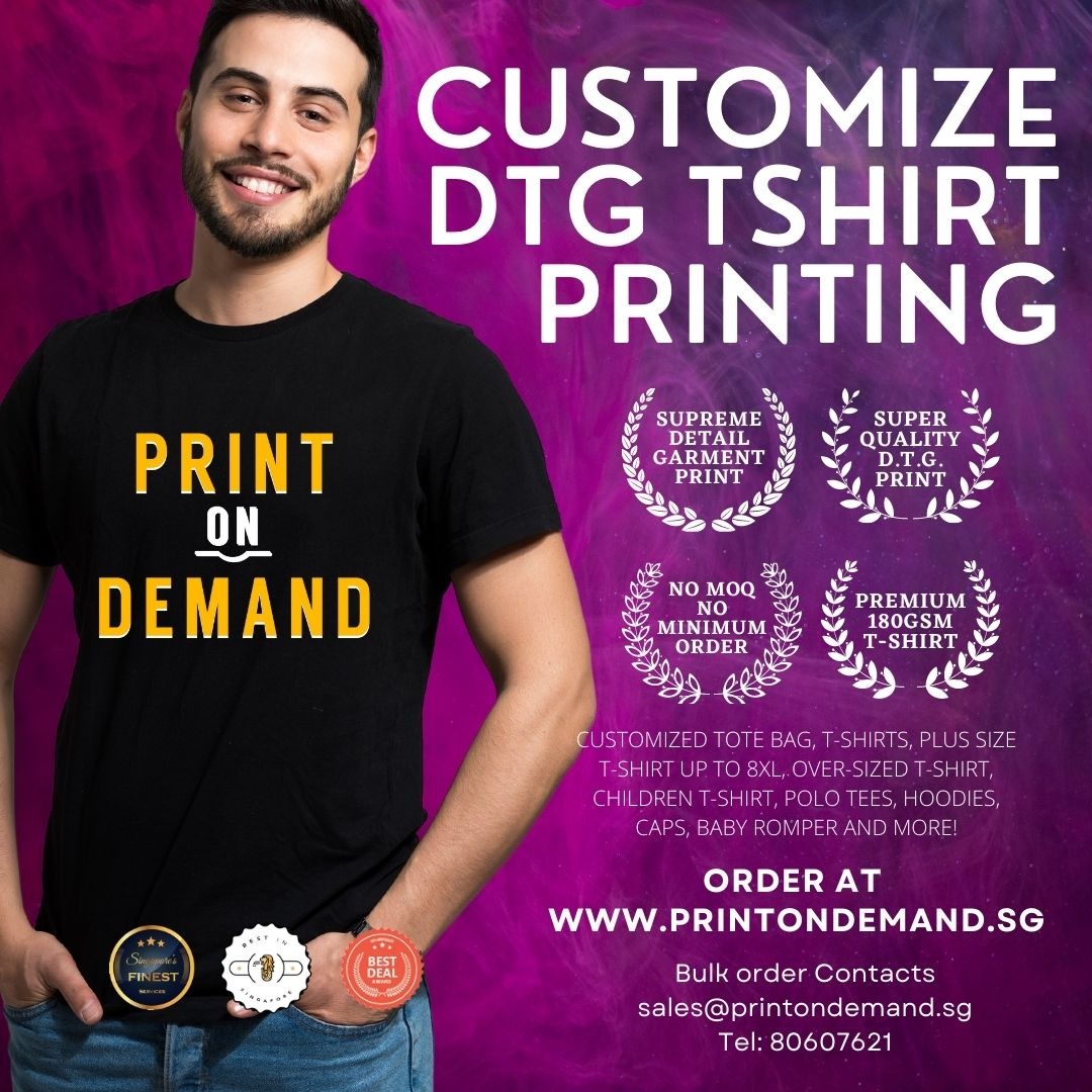 Men Customized T-Shirt Printing DTG With No MOQ | Totebag | Jersey | Uniform | Romper, Men's Fashion, Tops & Sets, & Polo Shirts on Carousell