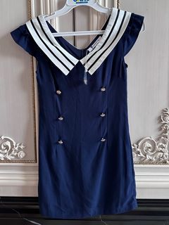 dress navy blue sz M