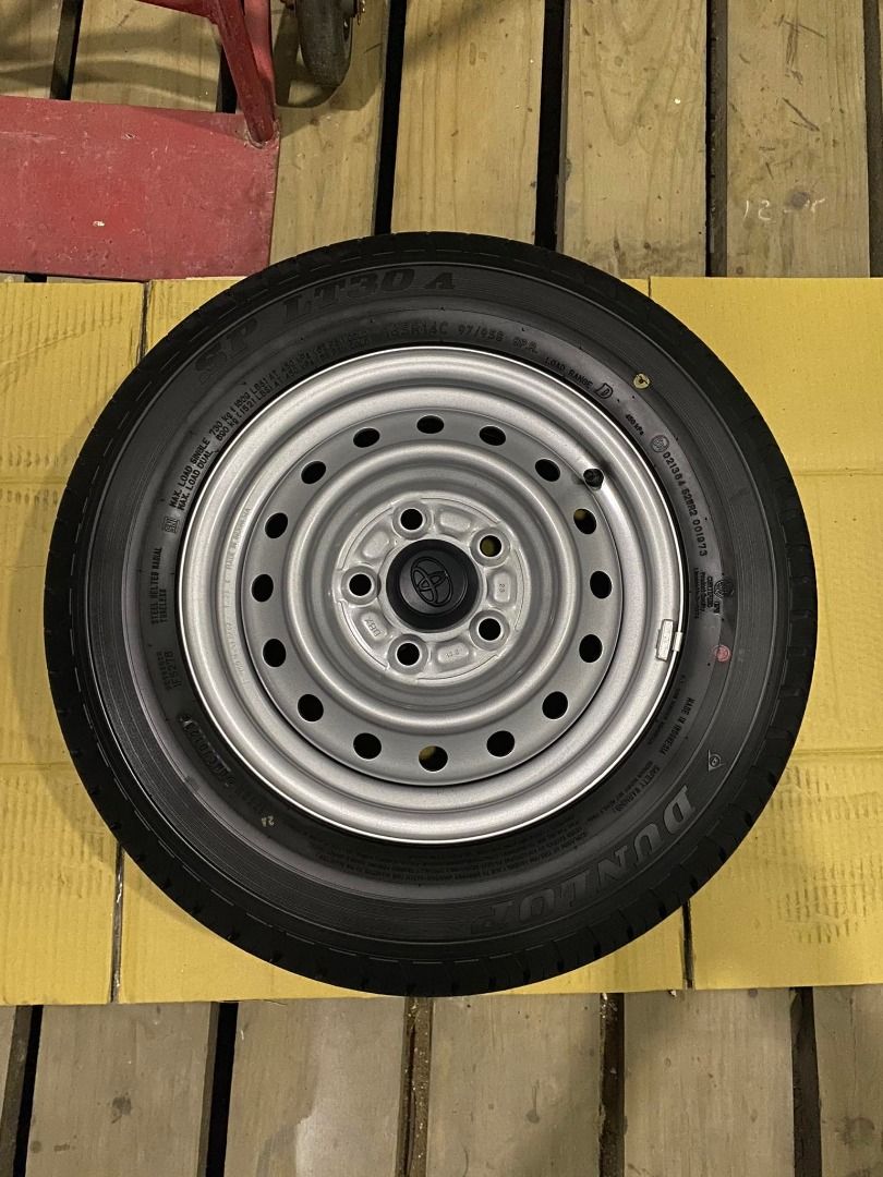 Dunlop Tires and Stock steel rims on Carousell