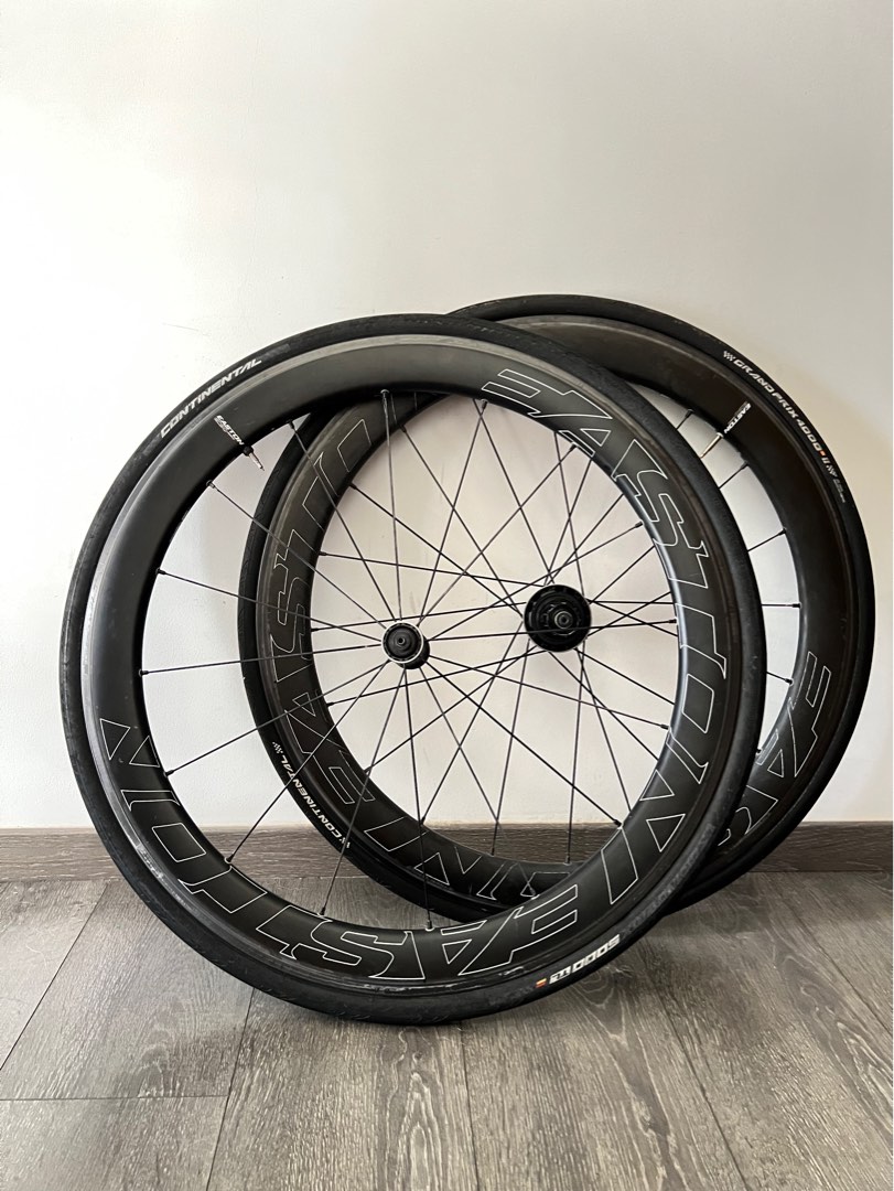 Easton EC90 Aero 55 carbon wheel set Sports Equipment Bicycles