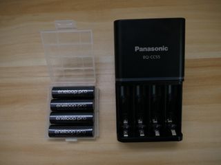Eneloop batteries and Panasonic quick charger