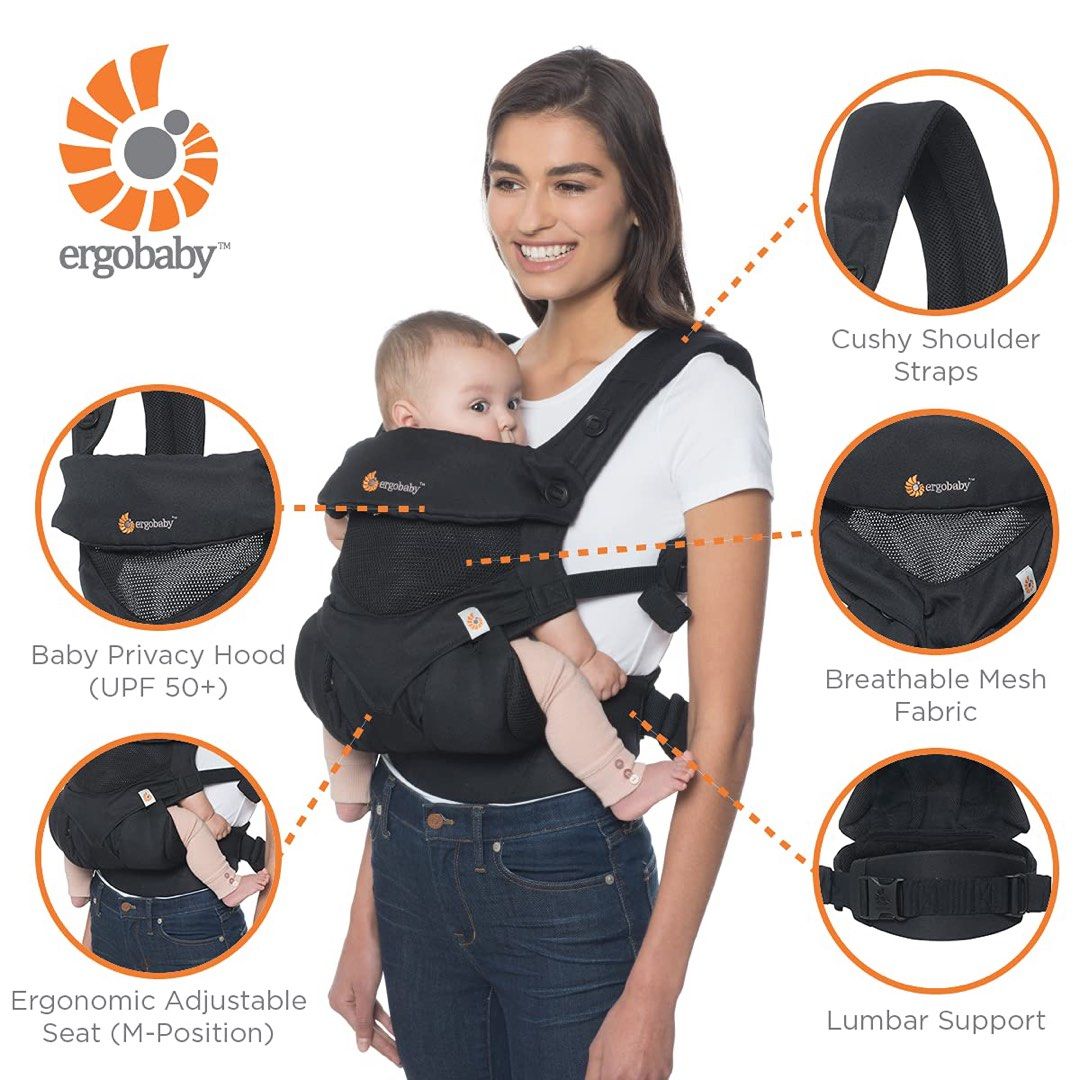Ergobaby four position 360 cool air carrier deals