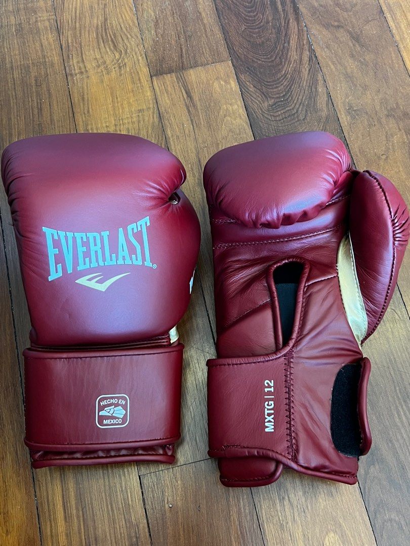 Everlast MX2 velcro training glove 12 oz, Sports Equipment, Other ...