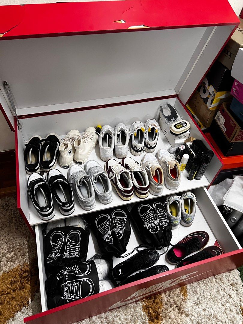 Large nike discount shoe box storage