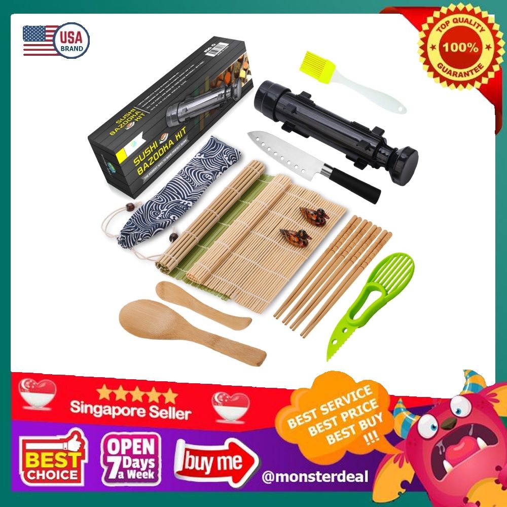 FUNGYAND Sushi Making Kit, All in One Sushi Bazooka Maker with