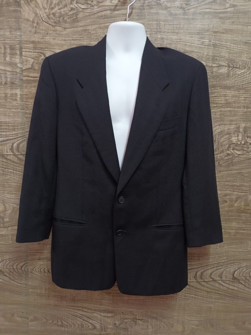 Giorgio Armani Le Collezioni Italy Black Coat Blazer vs Saks Fifth