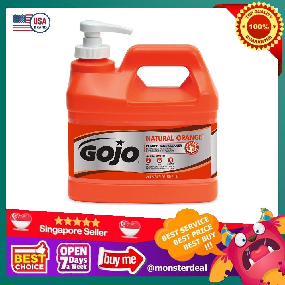 GoJo Orange Hand Cleaner w/Pumice Gallon, GoJo Orange Hand Cleaner  w/Pumice Gallon