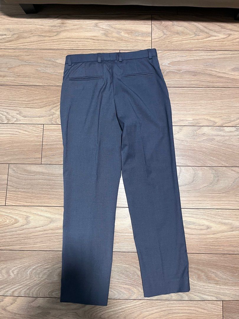 H and m blue trousers sale