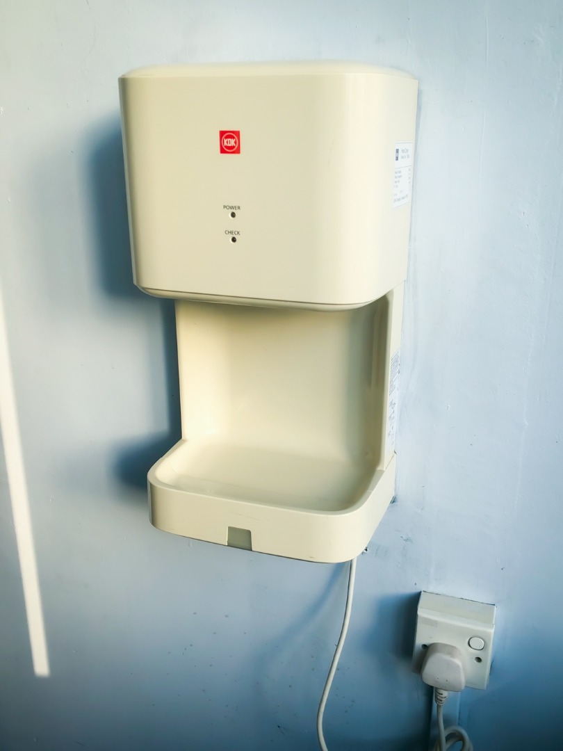 KDK Hand Dryer, Furniture & Home Living, Bathroom & Kitchen Fixtures on