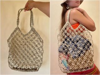Handcrafted Net Mesh Shoulder Bag