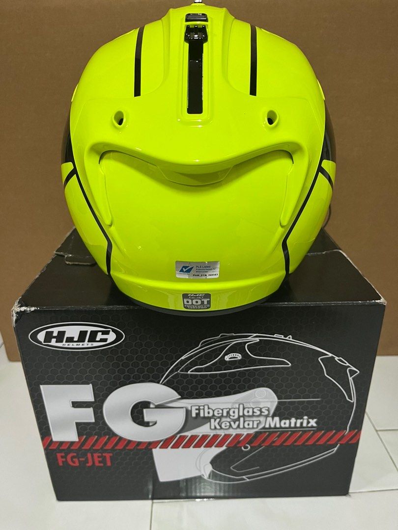 HJC Helmet (FGJET), Motorcycles, Motorcycle Apparel on Carousell