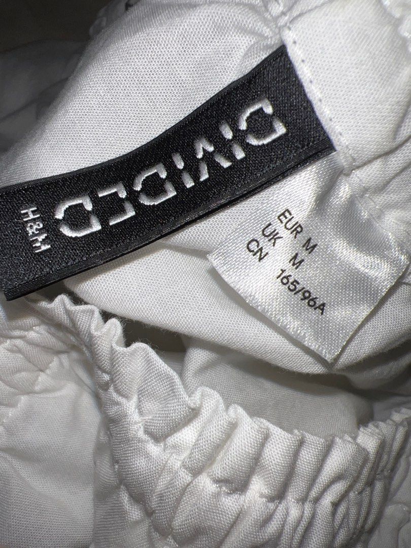 H and m white blouse sale