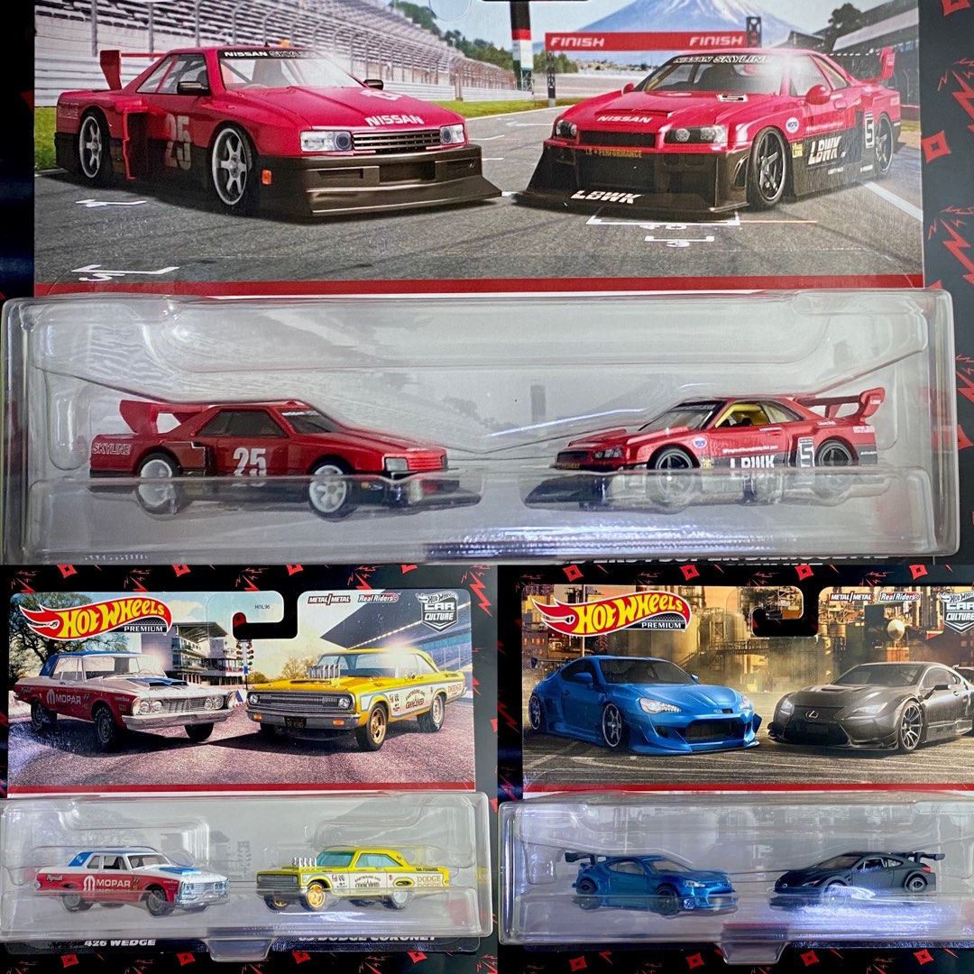 Hot Wheels Twin Pack LB-ER 34 Super Silhouette Nissan Skyline LBWK ...
