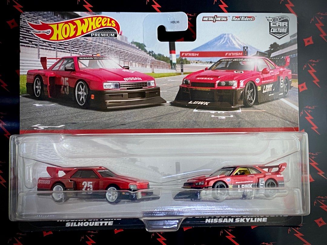 Hot Wheels Twin Pack LB-ER 34 Super Silhouette Nissan Skyline LBWK ...