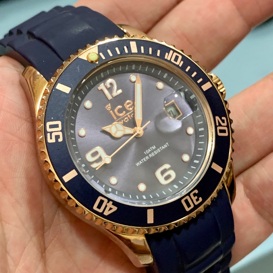 10 atm water best sale resistant ice watch