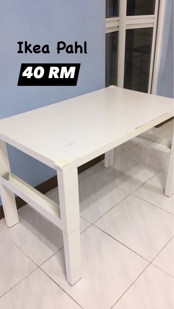 Ikea Pahl, Furniture & Home Living, Furniture, Tables & Sets on Carousell