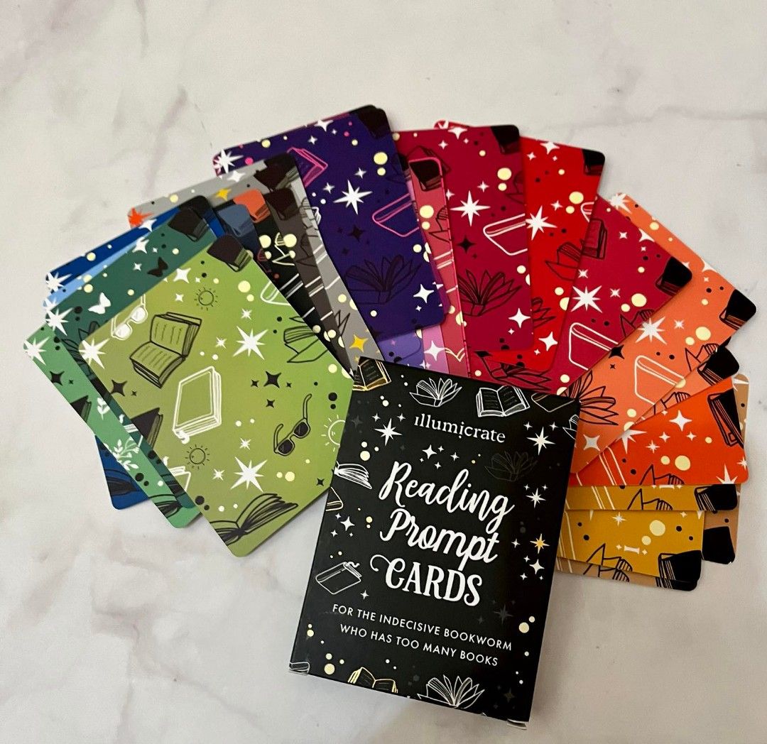 Illumicrate Reading Prompt Cards, Hobbies & Toys, Stationary & Craft