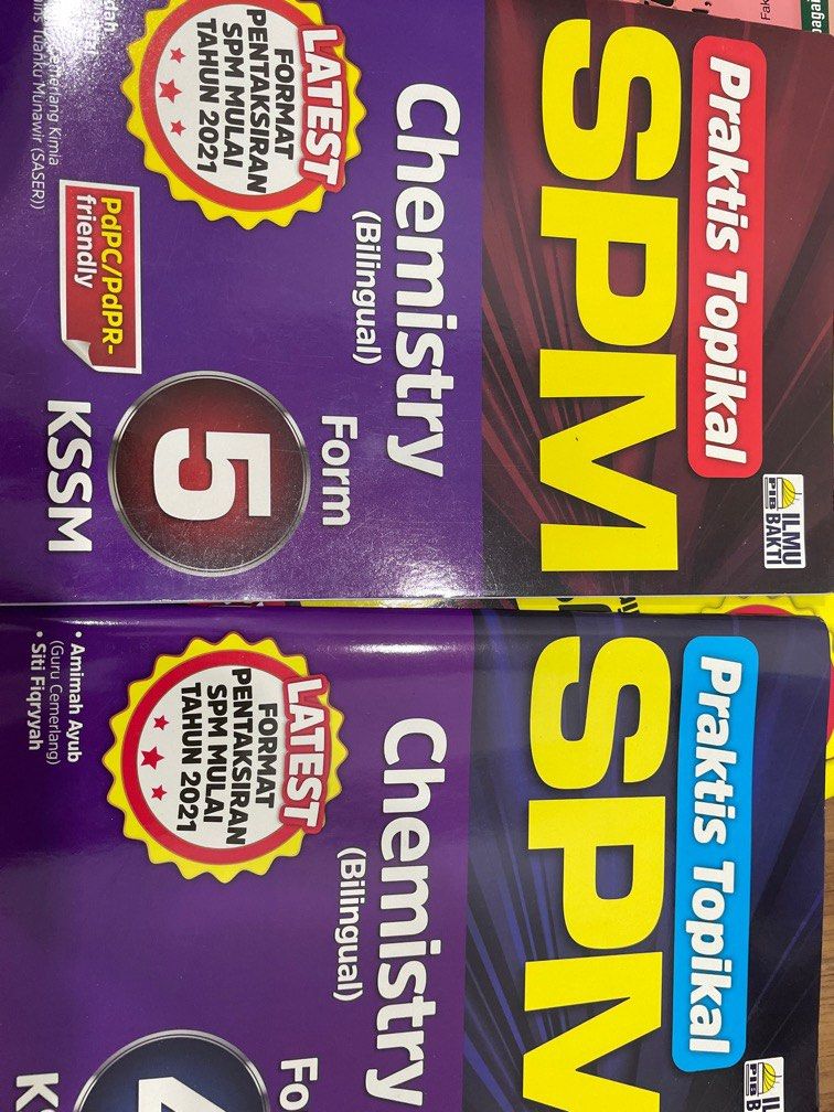 Ilmu bakti praktis topikal spm chemistry form 4 form 5 KSSM, Hobbies