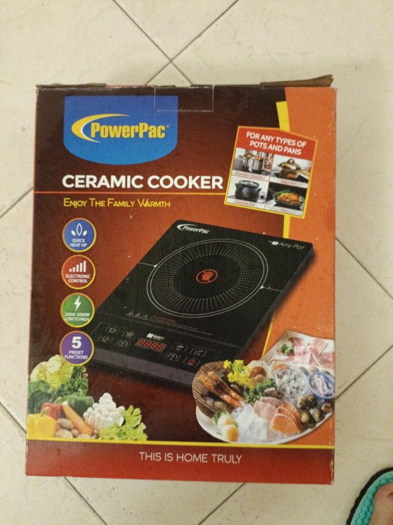 Induction cooker ceramic, TV & Home Appliances, Kitchen Appliances