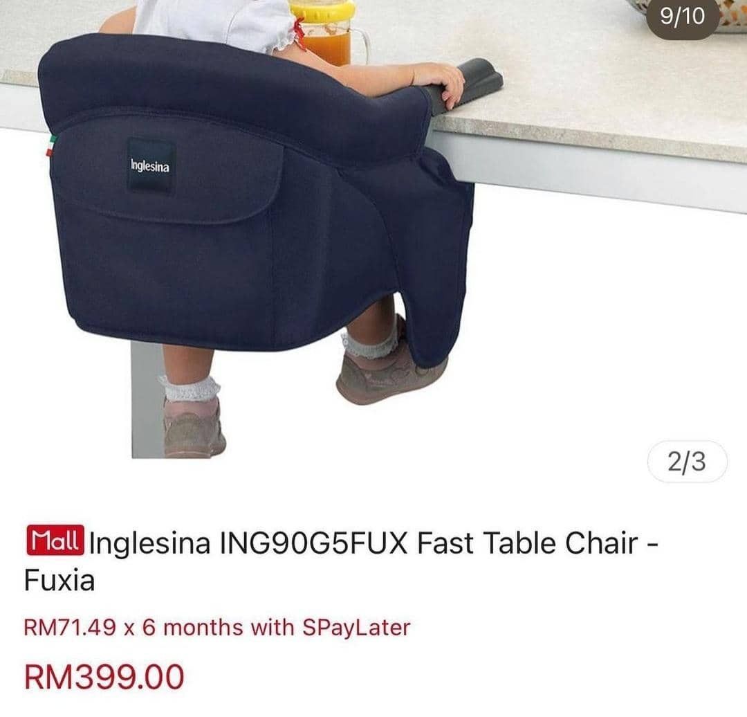 Baby Dining Chair / Inglesina Fast Table Chair, Babies & Kids, Baby