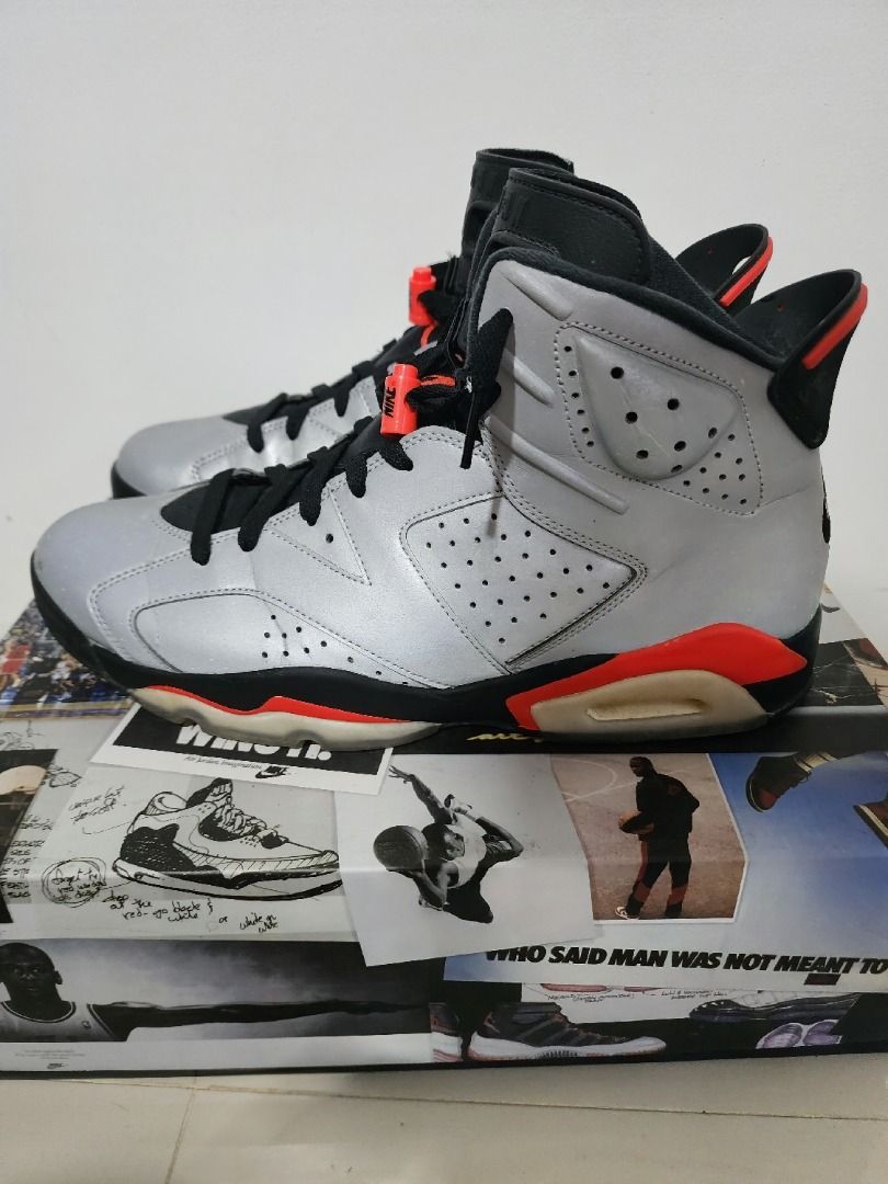 Jordan 6 outlet reflective silver