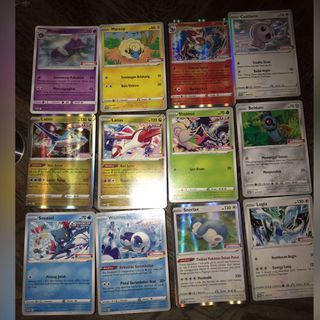 Kartu pokemon tcg promo indomaret 12 pcs take all