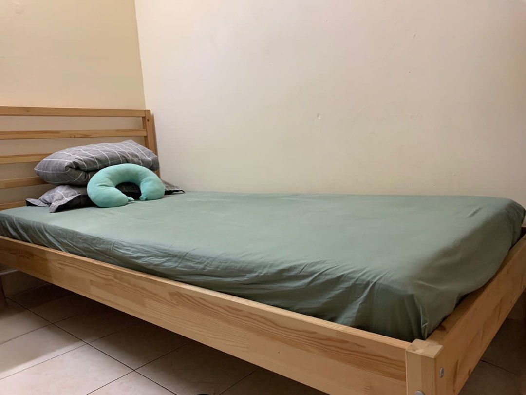 Ikea tarva top double bed