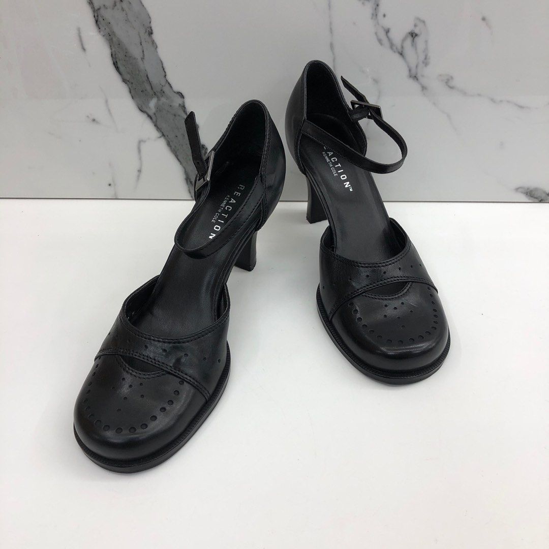 KENNETH COLE REACTION BLACK HEELS 237004519 Women s Fashion