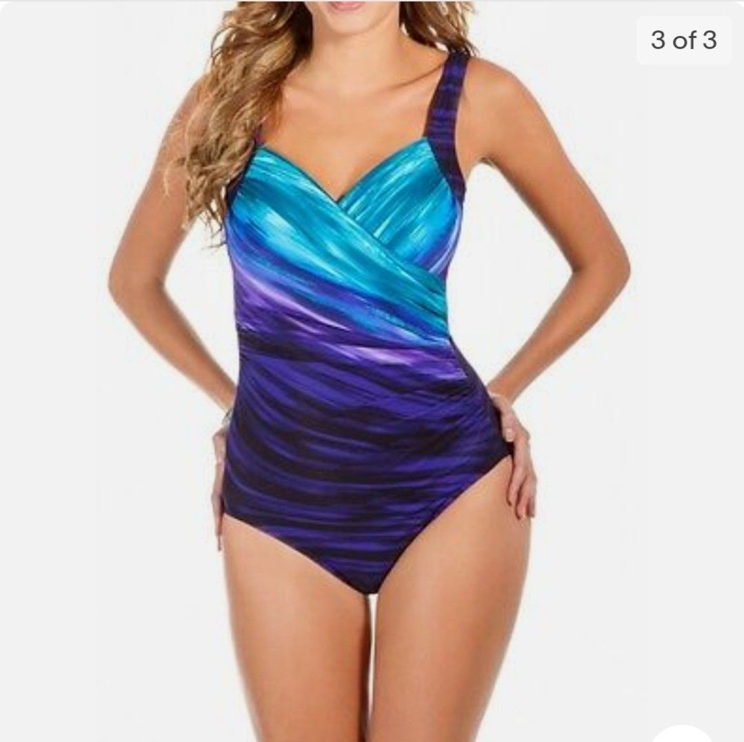 Kirkland signature by miraclesuit women's one sale piece slimming swimsuit