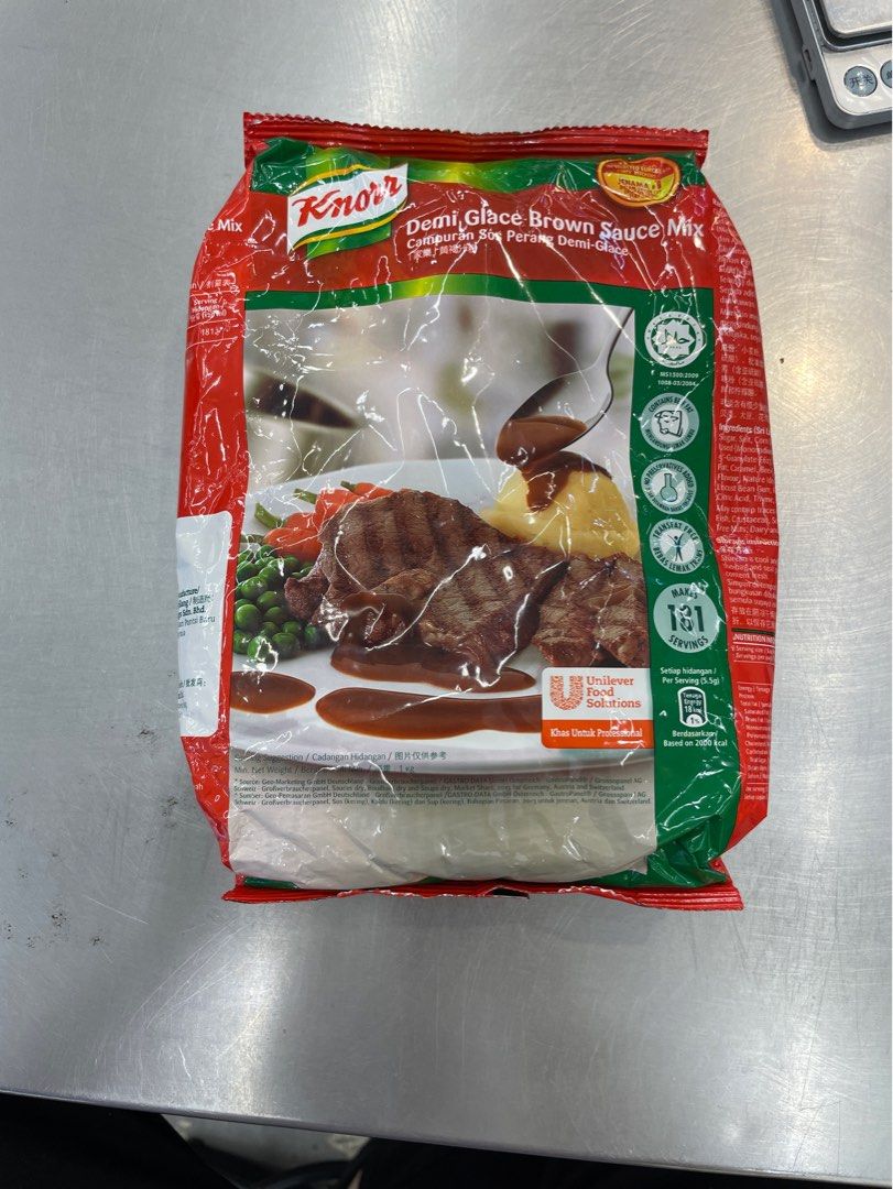 KNORR DEMI GLACE BROWN SAUCE MIX, Food & Drinks, Spice & Seasoning on