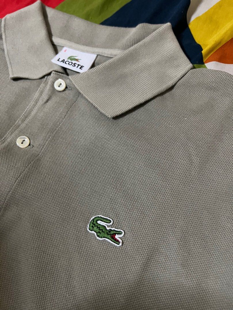 Lacoste Polo Shirt Longsleeves (Category: Tshirts & Polo Shirts ) located in Paranaque City. Submitted by evilplaces (Listing ID 1222594100, Image 2). Description: Lacoste Polo Shirt Longsleeves Light Brown Size 4 on tag Very good condition 20.5W x 25.5L.