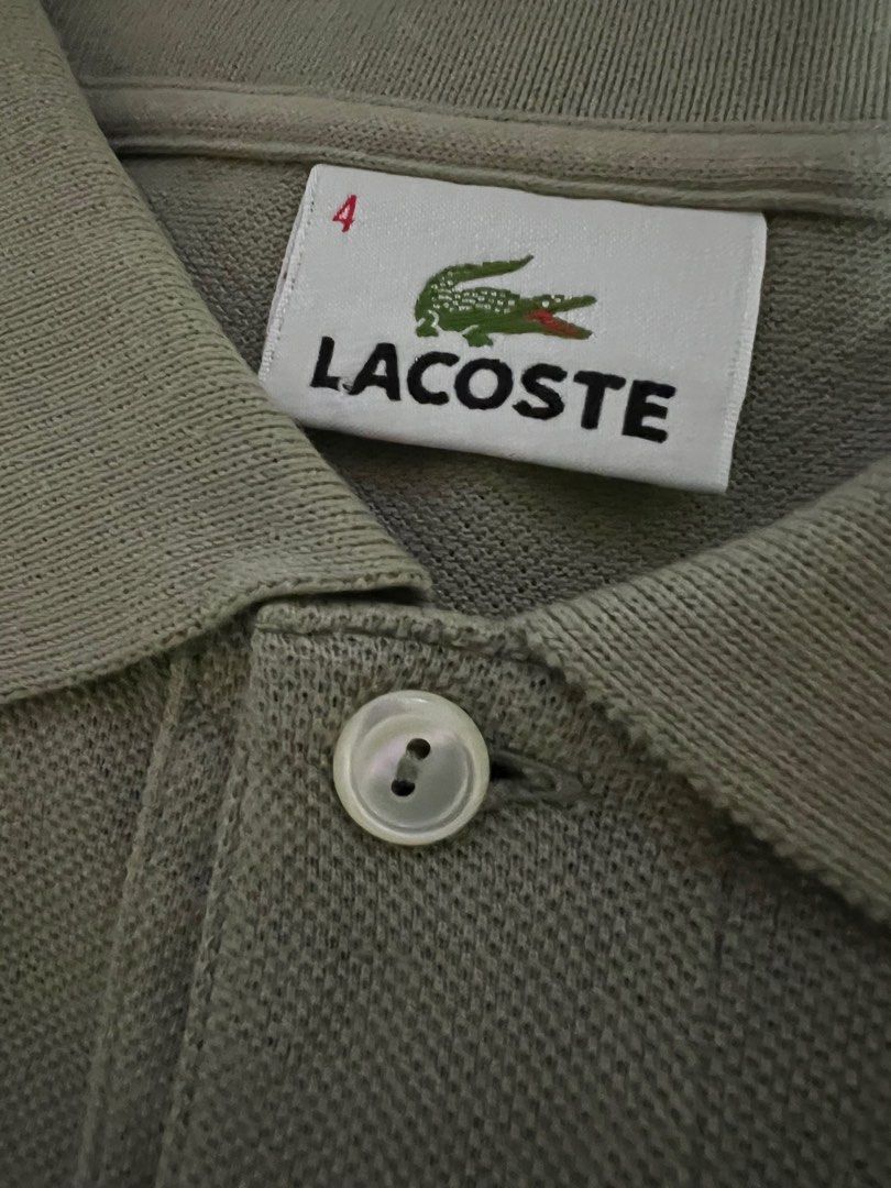 Lacoste Polo Shirt Longsleeves (Category: Tshirts & Polo Shirts ) located in Paranaque City. Submitted by evilplaces (Listing ID 1222594100, Image 3). Description: Lacoste Polo Shirt Longsleeves Light Brown Size 4 on tag Very good condition 20.5W x 25.5L.