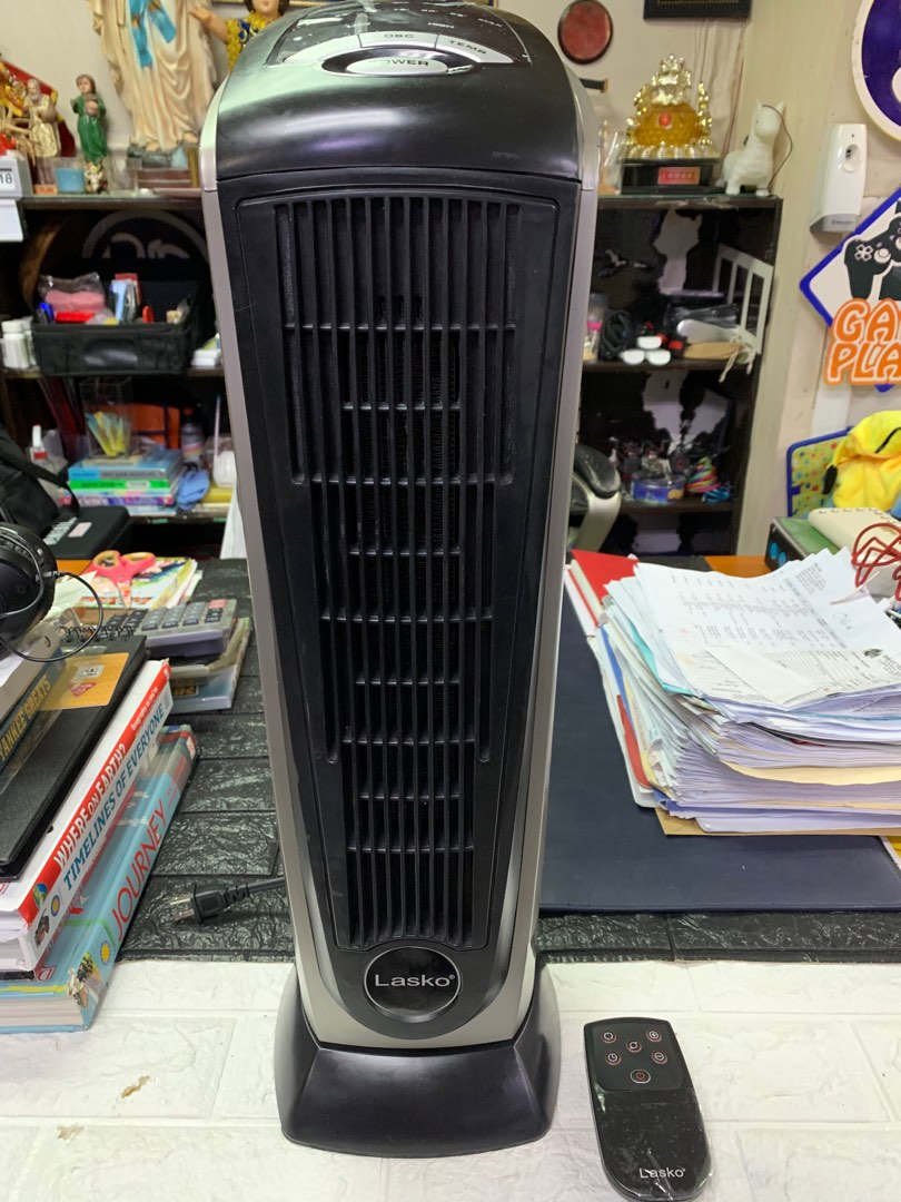 Lasko Ceramic Tower Fan Heater, Furniture & Home Living, Lighting