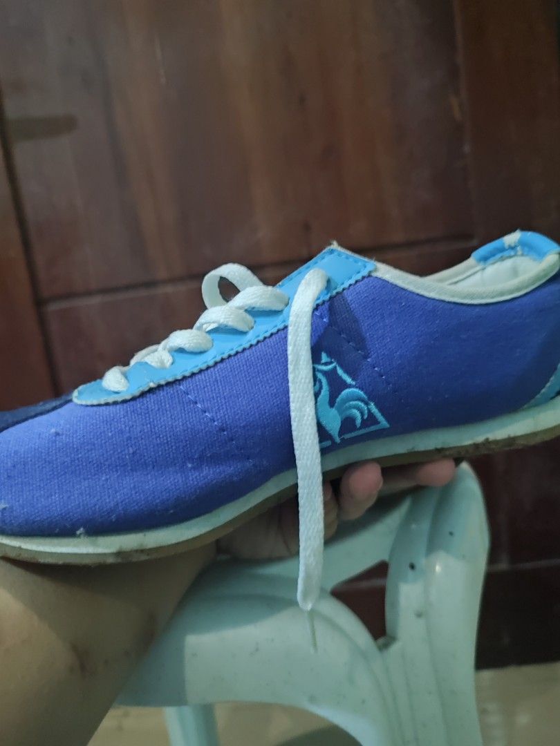 Le Coq sportif shoes (Category: Sneakers) located in Leyte. Submitted by hopelovedstuff (Listing ID 1222584643, Image 3). Description: still good. minor flaw on sock liner, see photos Size:US7/EUR40/25CM no box.