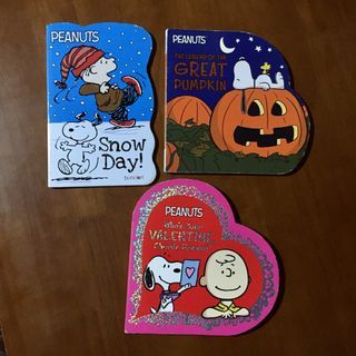 Lot of 3 Peanuts Board Books (Snoopy / Charlie Brown)